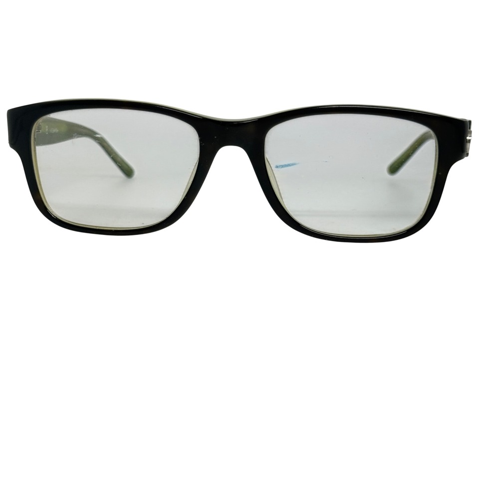 Calvin Klein CK4126S Black Green Rectangular Eyeglasses Frames 51 18 135 21077